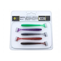 Набір силіконових приманок Wist Xwist 3.6' (5 шт) Mix #1