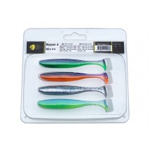 Набір силіконових приманок Wist Ripper 4' Mix #4