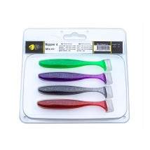 Набір силіконових приманок Wist Ripper 4'' Mix #1