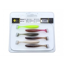 Набір силіконових приманок Wist Ripper 3'' Mix #2