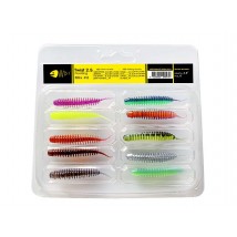 Набір силіконових приманок Wist Twist 2.5'' Mix #2