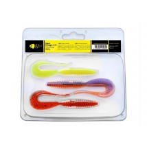 Набір силіконових приманок Wist New Drago 4.5 дюйма (3 шт) Mix #2