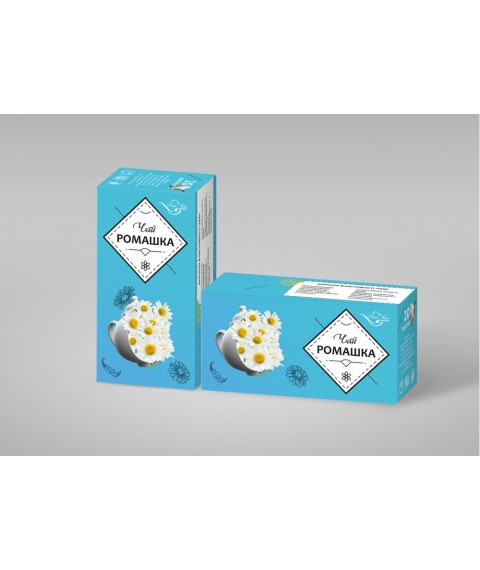 Tea from flowers "CAMOMILE" herbal 20 sachets