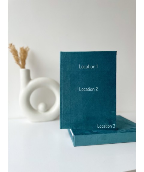 Notebook in a cell with personalization A5 turquoise 200 sheets