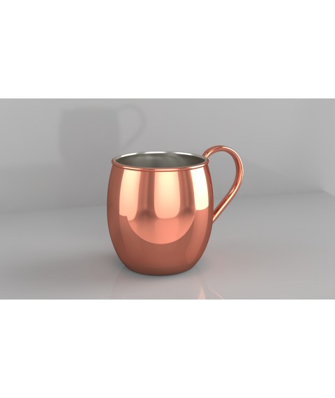 Copper coffee mug 450ml ZH