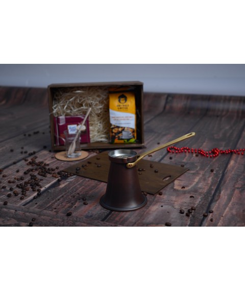 Подарочный набор кофе с туркой АНТВЕРПЕН 320мл (Патина)