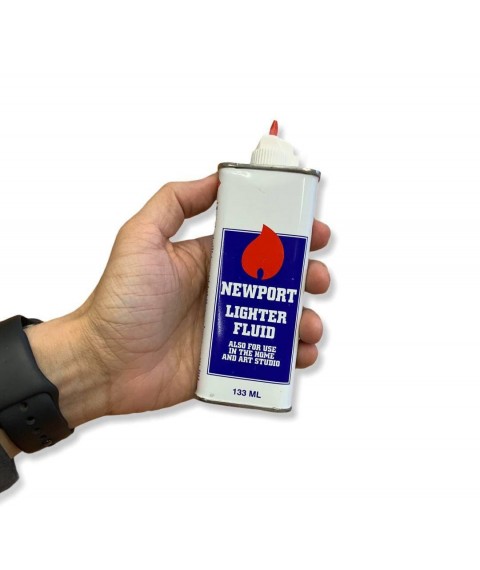 Refueling bottle for lighters (gasoline)