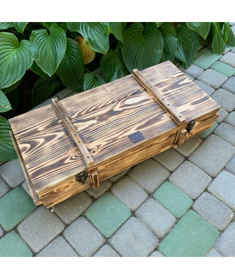 Набор шампуров СЛОН Gorillas BBQ в деревянной коробке