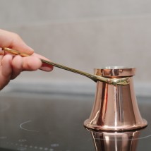 Турка-джезва для кофе медная ВОСТОК 190мл (классика) ZH