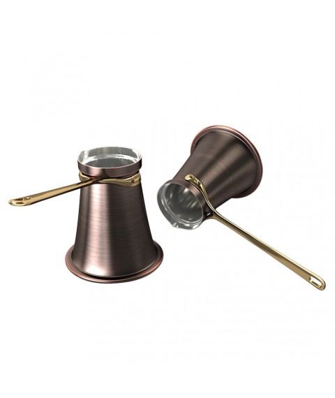 Turk-Cezve for coffee copper VOSTOK 320ml (patina) ZH