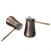Turk-Cezve for coffee copper VOSTOK 200ml (patina) ZH