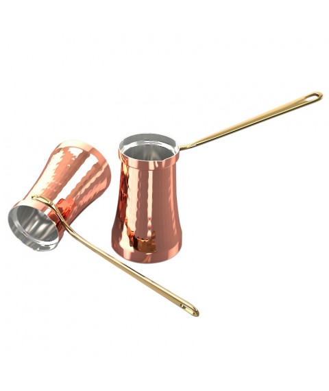 Turk-Cezve for coffee copper VOSTOK 120ml (chasing) ZH