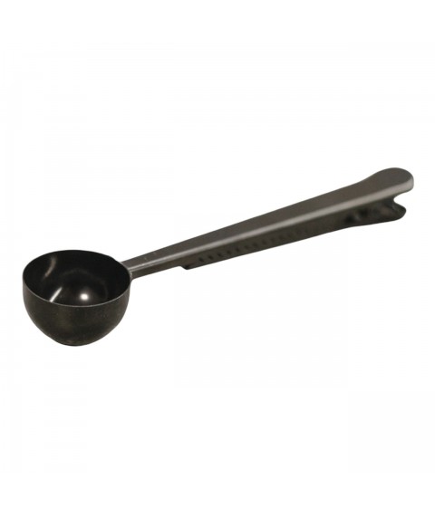 Measuring spoon with clamp for coffee, tea, spices ZH