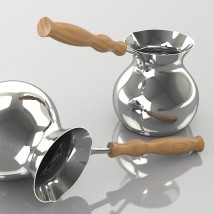 Турка-Джезва для кофе Серебряная КЛАССИКА 150мл (925 пробы) ZH