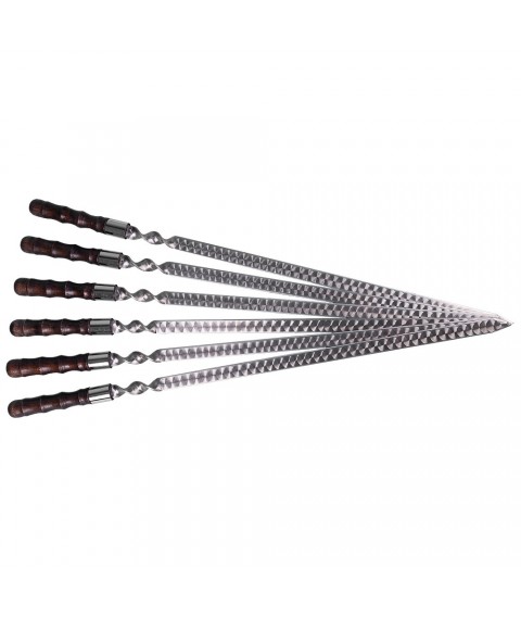 Skewer 3mm for shish kebab Bamboo 50cm 1pc Gorillas BBQ