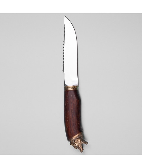 Knife BEAR for hunting dark oak