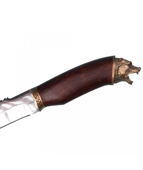 Knife BEAR for hunting dark oak