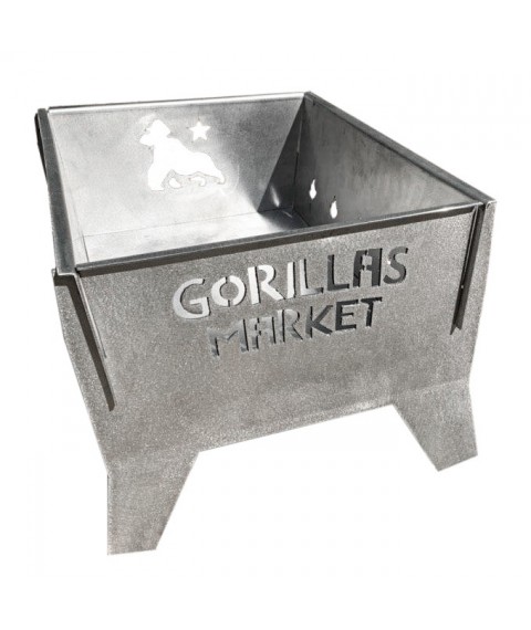 Folding barbecue grill Gorillas BBQ 2mm (stainless steel)