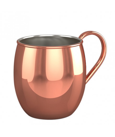 Copper coffee mug 450ml ZH