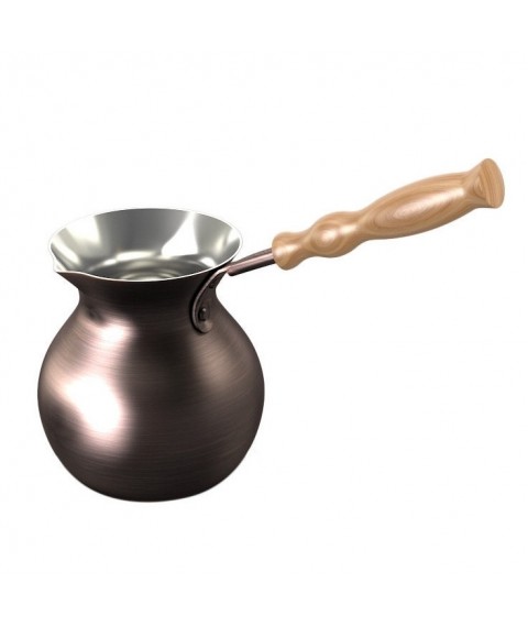 Turk-Cezve for coffee copper CLASSIC 450ml (patina) ZH