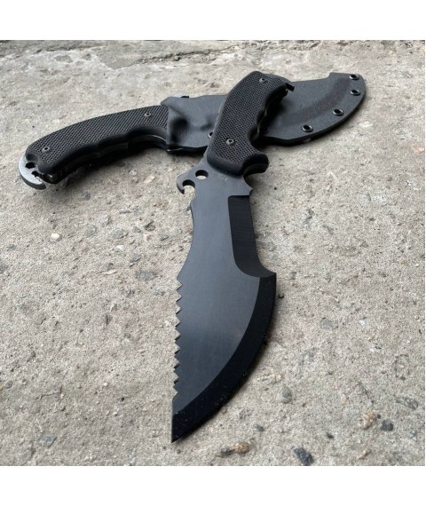 Tactical machete knife Predator Gorillas BBQ handmade