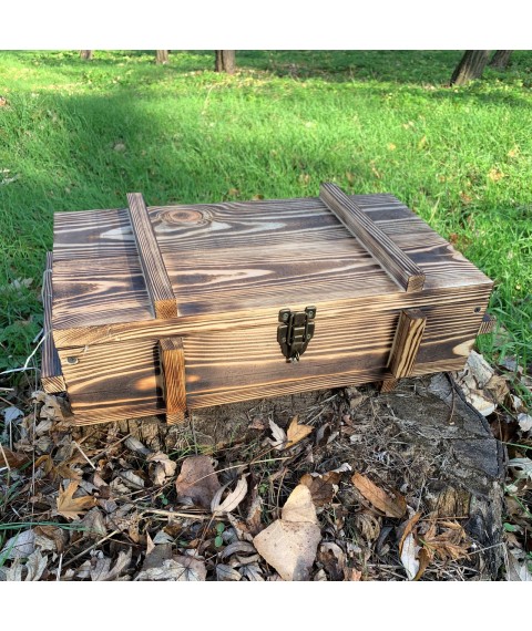 Gift set WARRIOR Gorillas BBQ in a wooden box