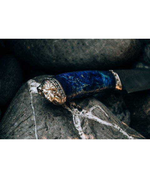 Ніж ручної роботи "Таємнича незнайомка" сталь 40х13