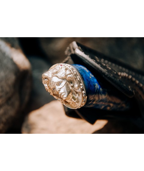 Ніж ручної роботи "Таємнича незнайомка" сталь 40х13