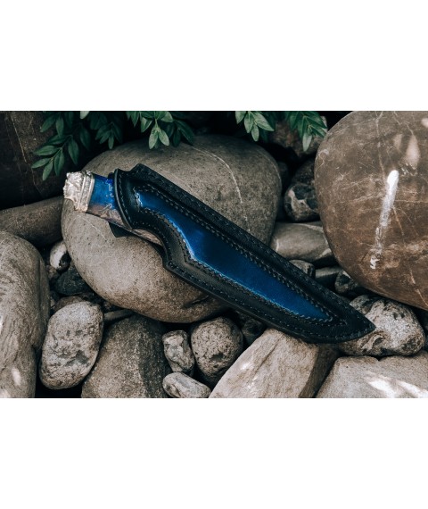 Ніж ручної роботи "Таємнича незнайомка" сталь 40х13