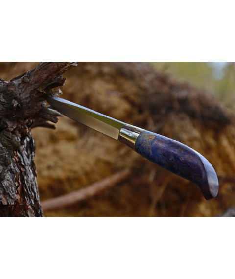 Handmade knife "Finka of the Sea" stainless steel, maple burl
