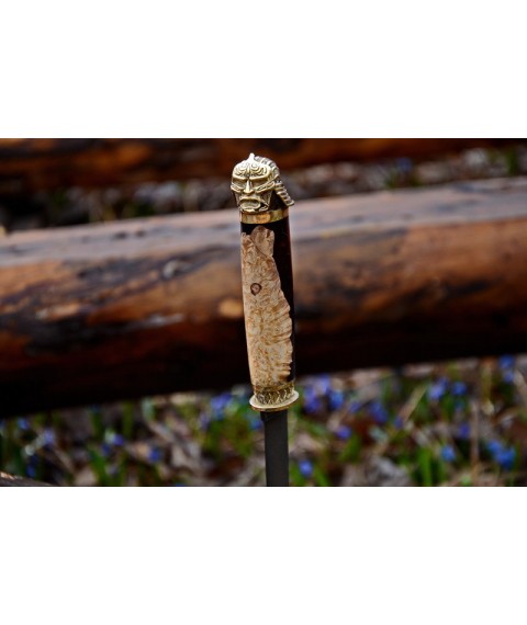 Knife "Tanto samurai" Damascus, hybrid