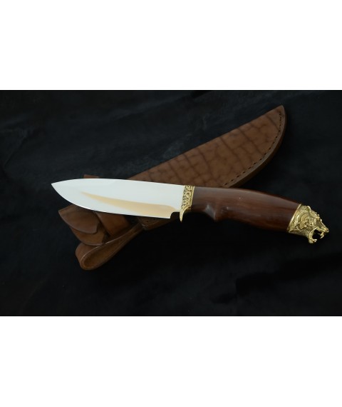 Ніж мисливський з стали 40х13 "Античний тигр" граб