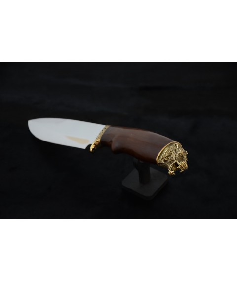 Ніж мисливський з стали 40х13 "Античний тигр" граб