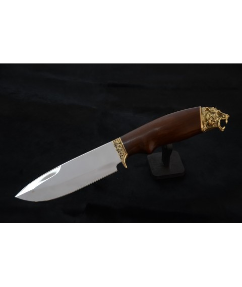 Ніж мисливський з стали 40х13 "Античний тигр" граб
