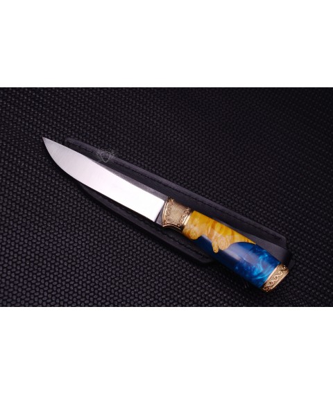 Knife in national theme "Patriot" N690, hybrid