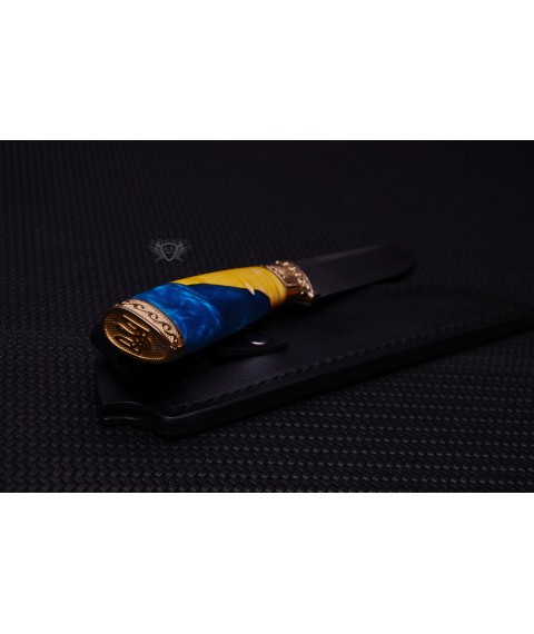 Knife in national theme "Patriot" N690, hybrid