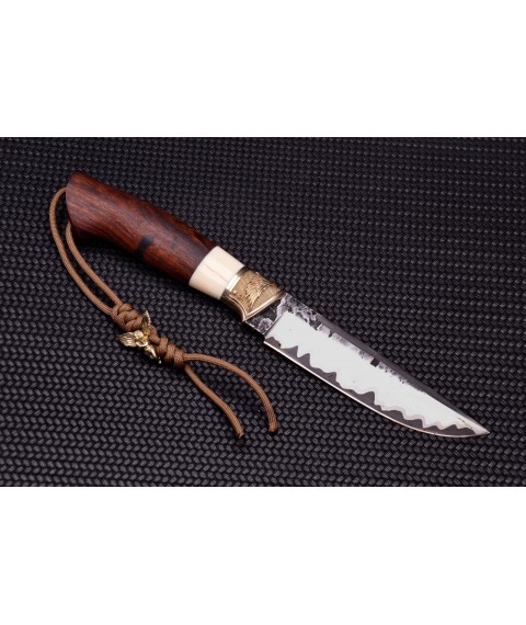 Author's knife "Keeper" laminate, mammoth+ironwood