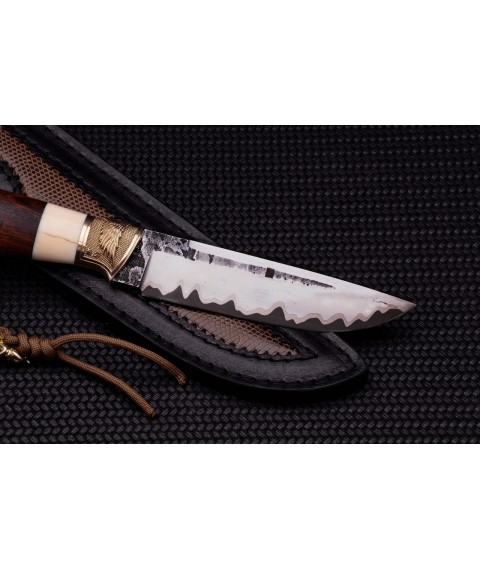 Author's knife "Keeper" laminate, mammoth+ironwood