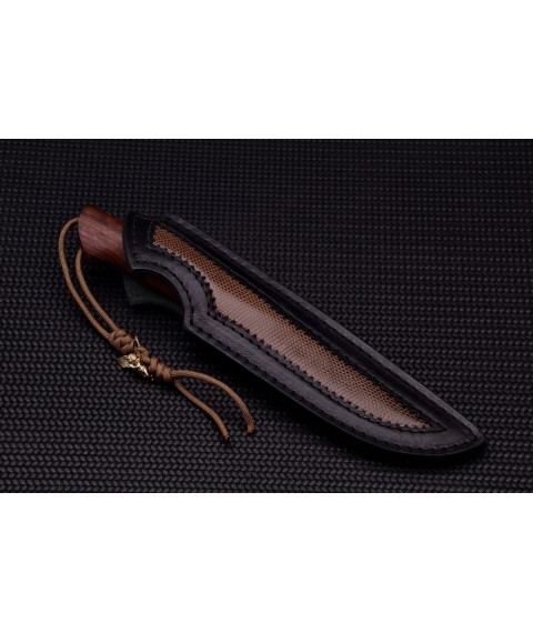 Author's knife "Keeper" laminate, mammoth+ironwood