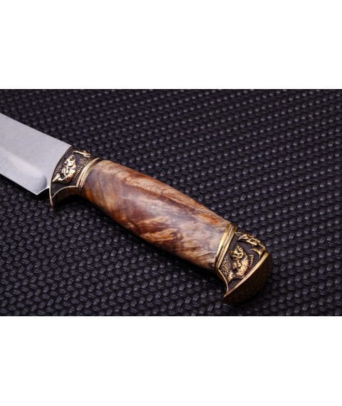 Handmade knife "Successful fishing" perch, stainless steel