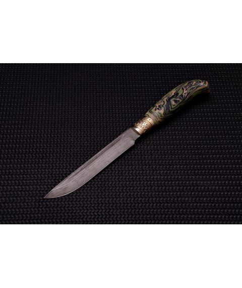 Knife "Finnish" Damascus, micarta