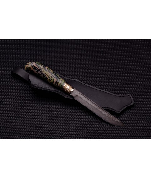 Knife "Finnish" Damascus, micarta