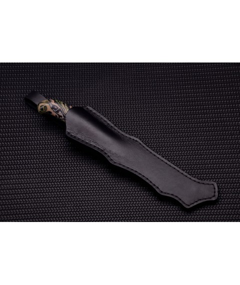 Knife "Finnish" Damascus, micarta