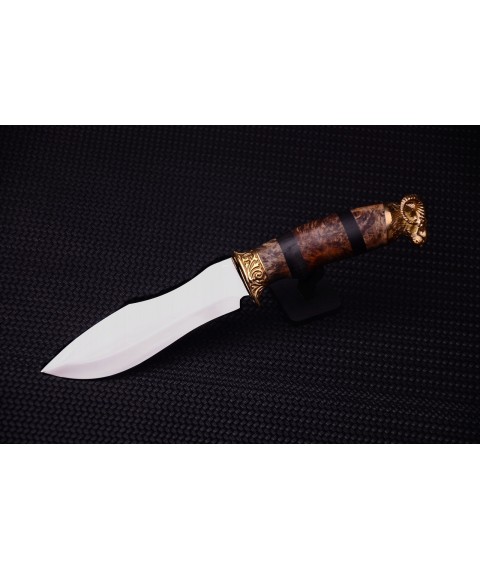 Nizh hand-made "Argali" ram, stained oak