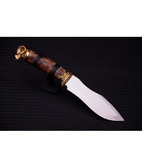 Nizh hand-made "Argali" ram, stained oak