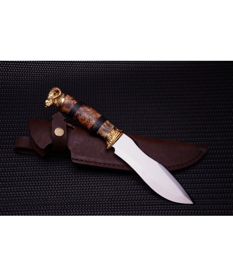 Nizh hand-made "Argali" ram, stained oak