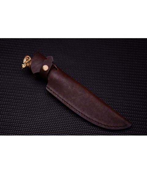 Nizh hand-made "Argali" ram, stained oak