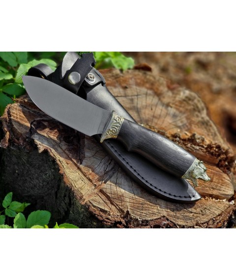 Handmade knife "Malayan bear" stainless steel