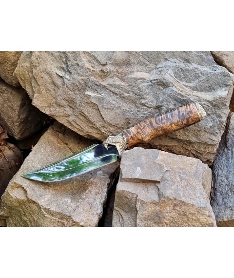 Handmade knife "Python2" stainless steel, cap