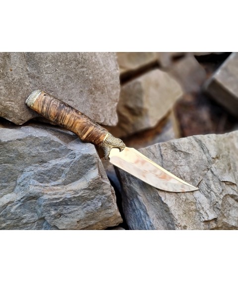 Handmade knife "Python2" stainless steel, cap